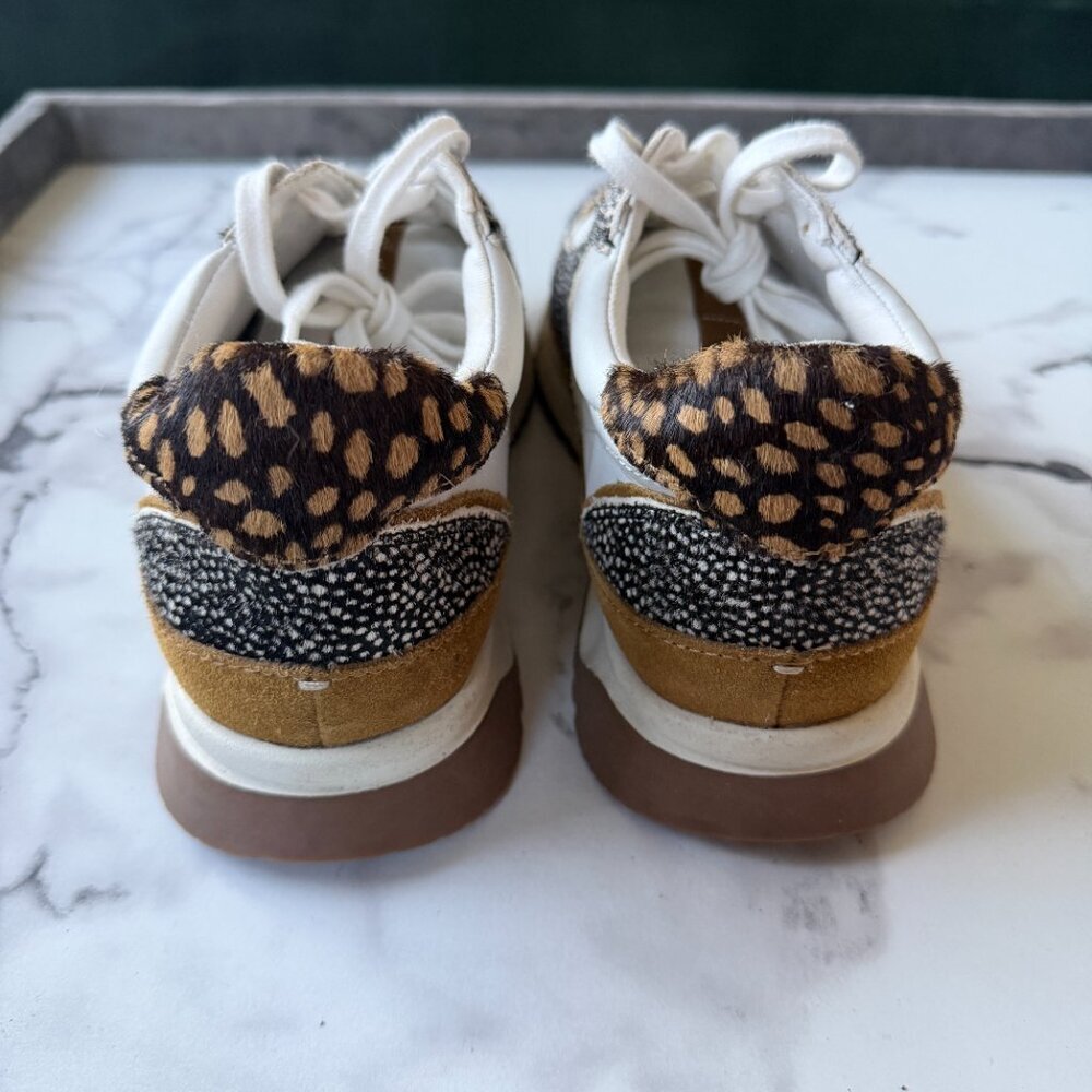 Madewell Kickoff Trainer Sneakers in Olive Grove Multi Size 8.5 - Picture 8 of 10